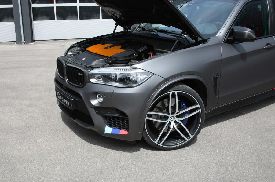 Моторный отсек BMW X5 M Matte Black by G-Power 2016 года  (фото 19 из 22)